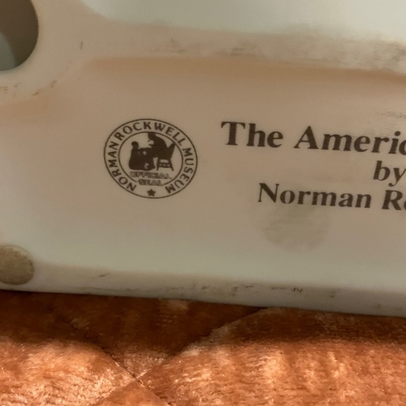 Vtg Norman Rockwell Barber Shop Figurine First Haircut - Picture 5 of 8